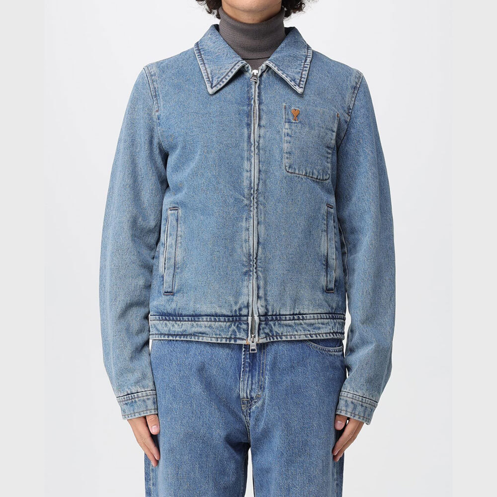 Okinawa Prefecture Ami Alexandre Mattiussi Denim Jacket AMI Paris